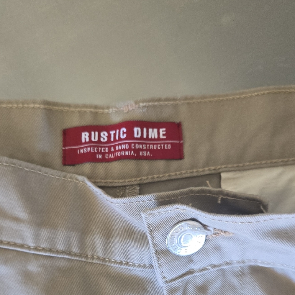 Rustic Dime Khaki Shorts